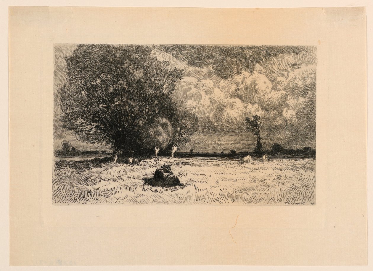 A Loing partjai alkotó: Theophile Narcisse Chauvel