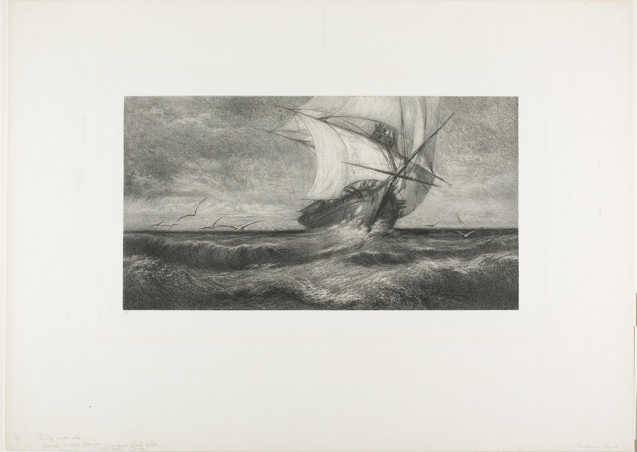 A fantomhajó alkotó: Theophile Narcisse Chauvel