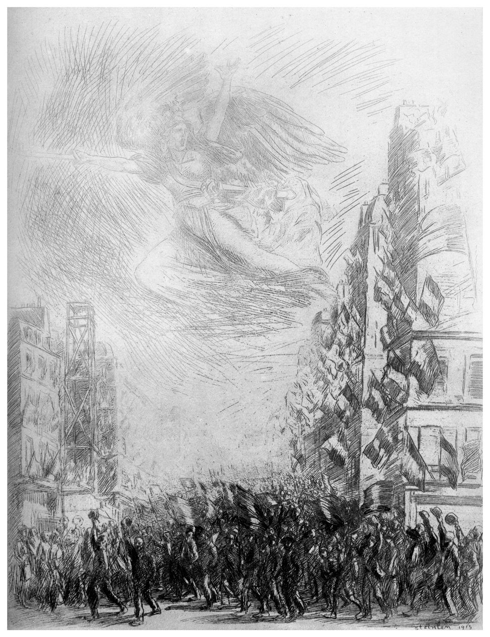 „Augusztus 2.”, 1840-1900, 1924 alkotó: Theophile Steinlen