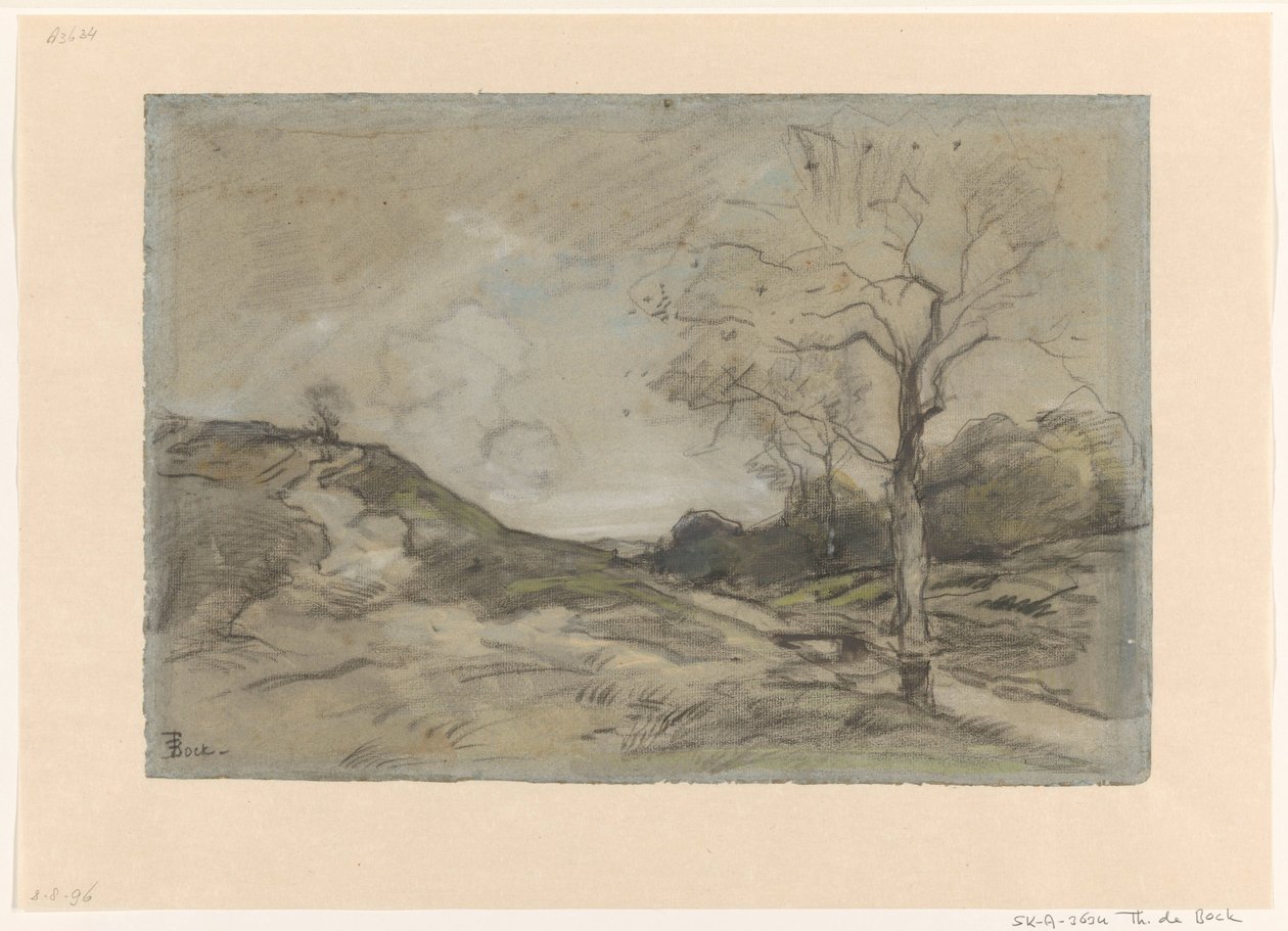 dűne táj alkotó: Theophile de Bock