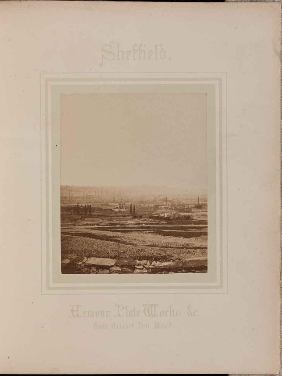 Armour Plate Works c., a Cricket Inn Road felől alkotó: Theophilus Smith
