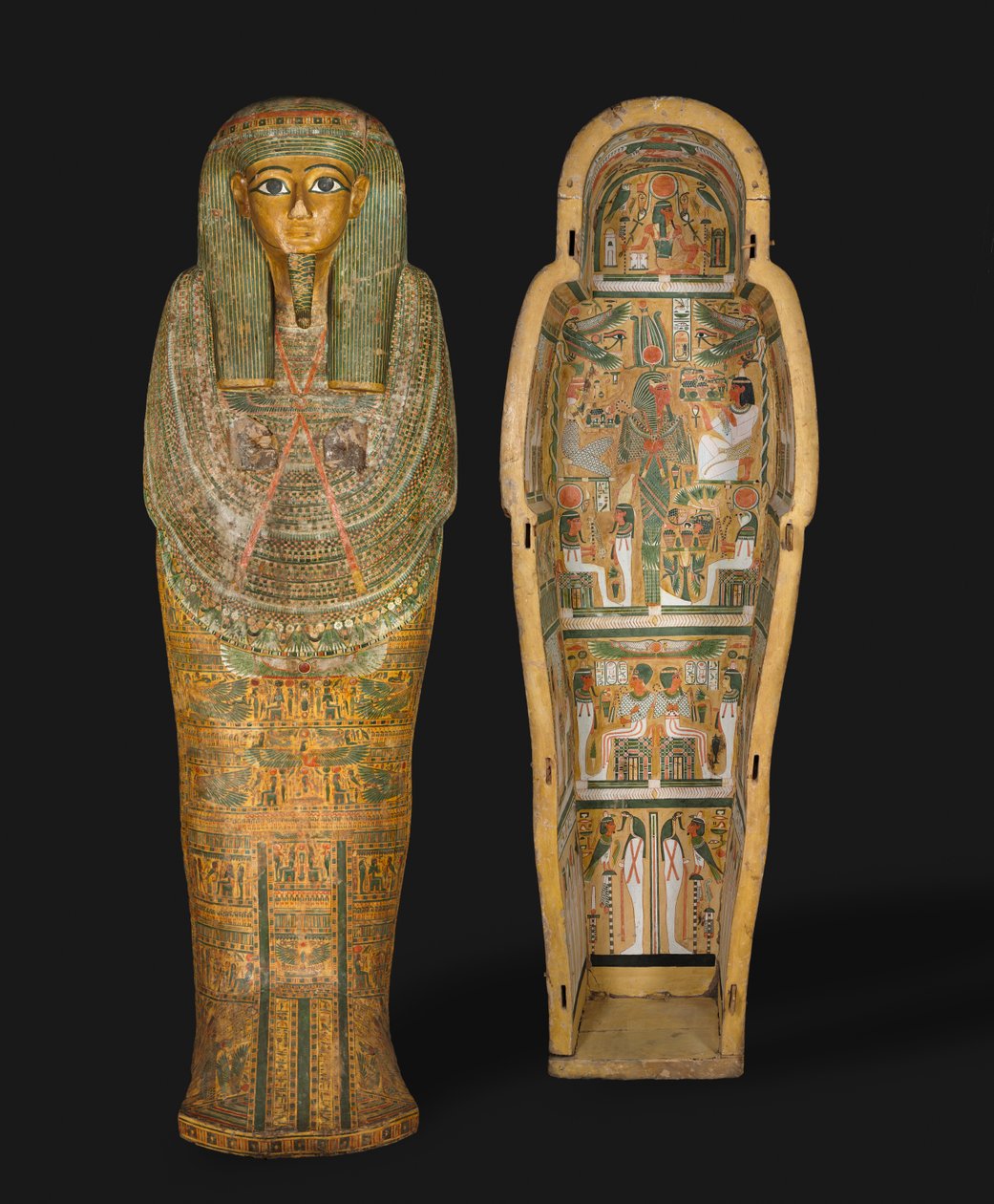 Bakenmut koporsója, a 21. dinasztia végétől a 22. dinasztia elejéig, Kr.e. 1000-900. alkotó: Third Intermediate Period Egyptian