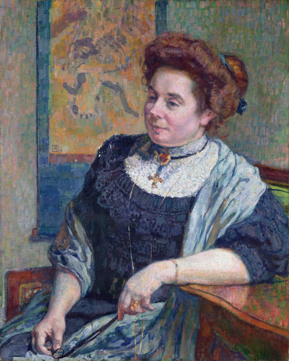 Madame Maurice Denis, 1908 alkotó: Théo van Rysselberghe