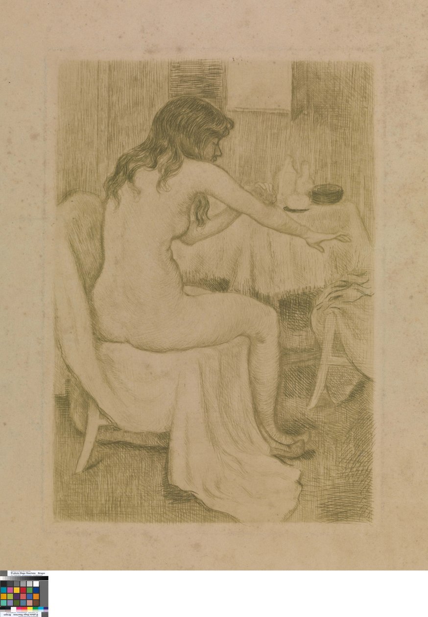 Az ember vécéjének elkészítése alkotó: Théo van Rysselberghe