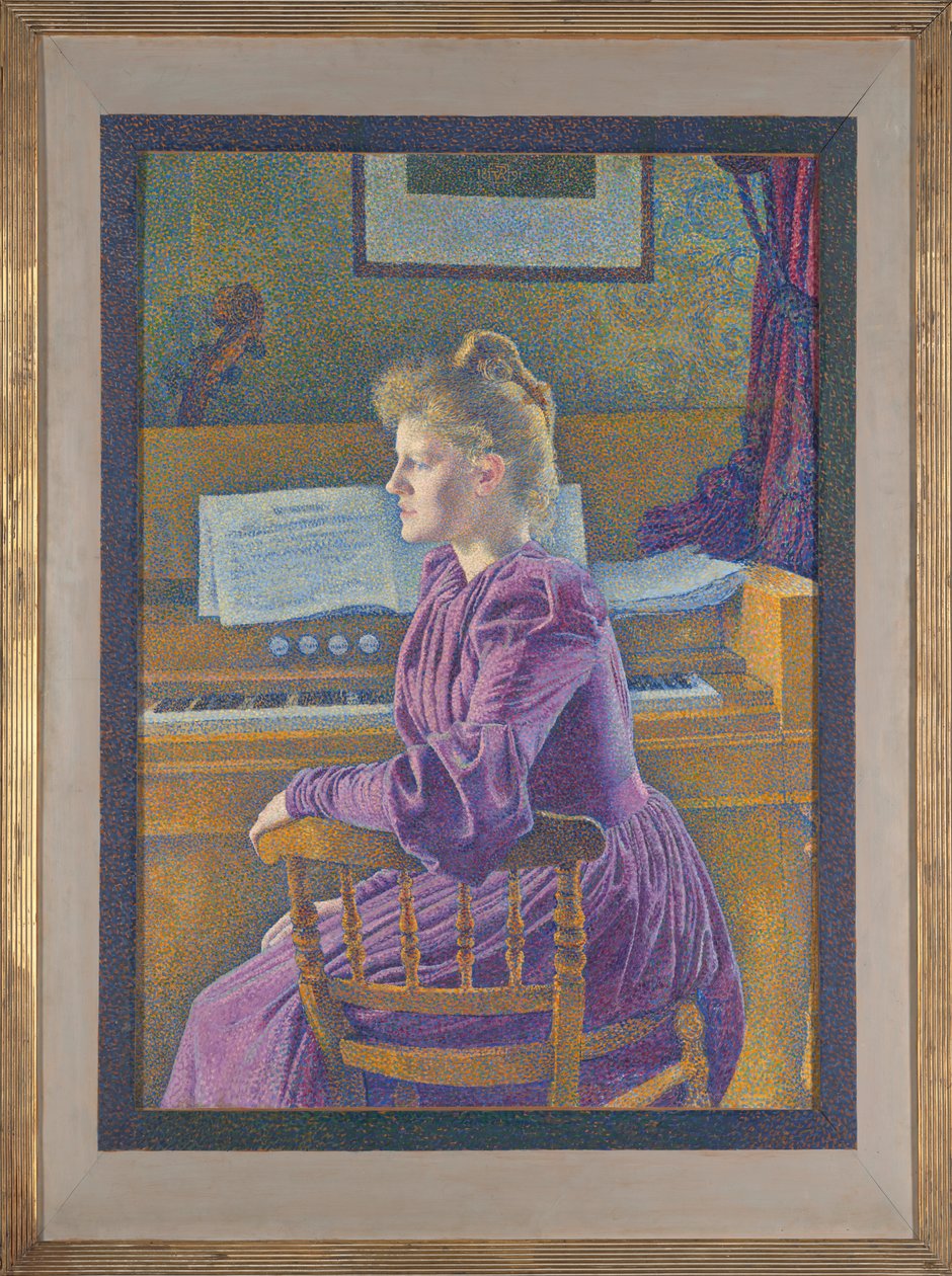 Maria Sèthe a Harmoniumban alkotó: Théo van Rysselberghe