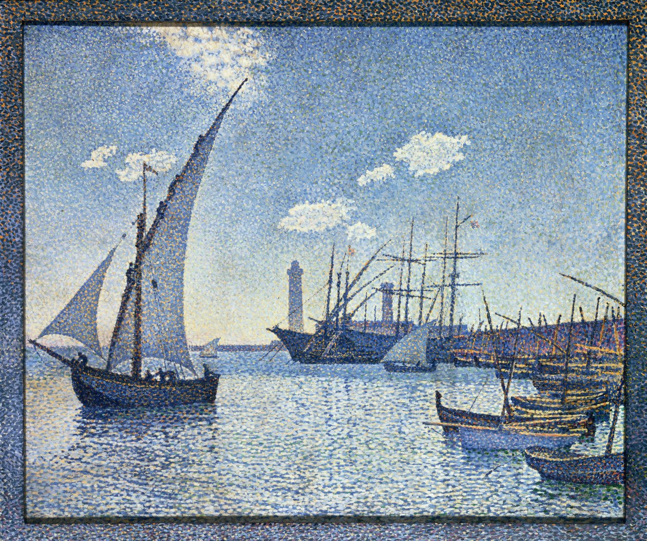 This Port, Les Tartanes, 1892 alkotó: Théo van Rysselberghe
