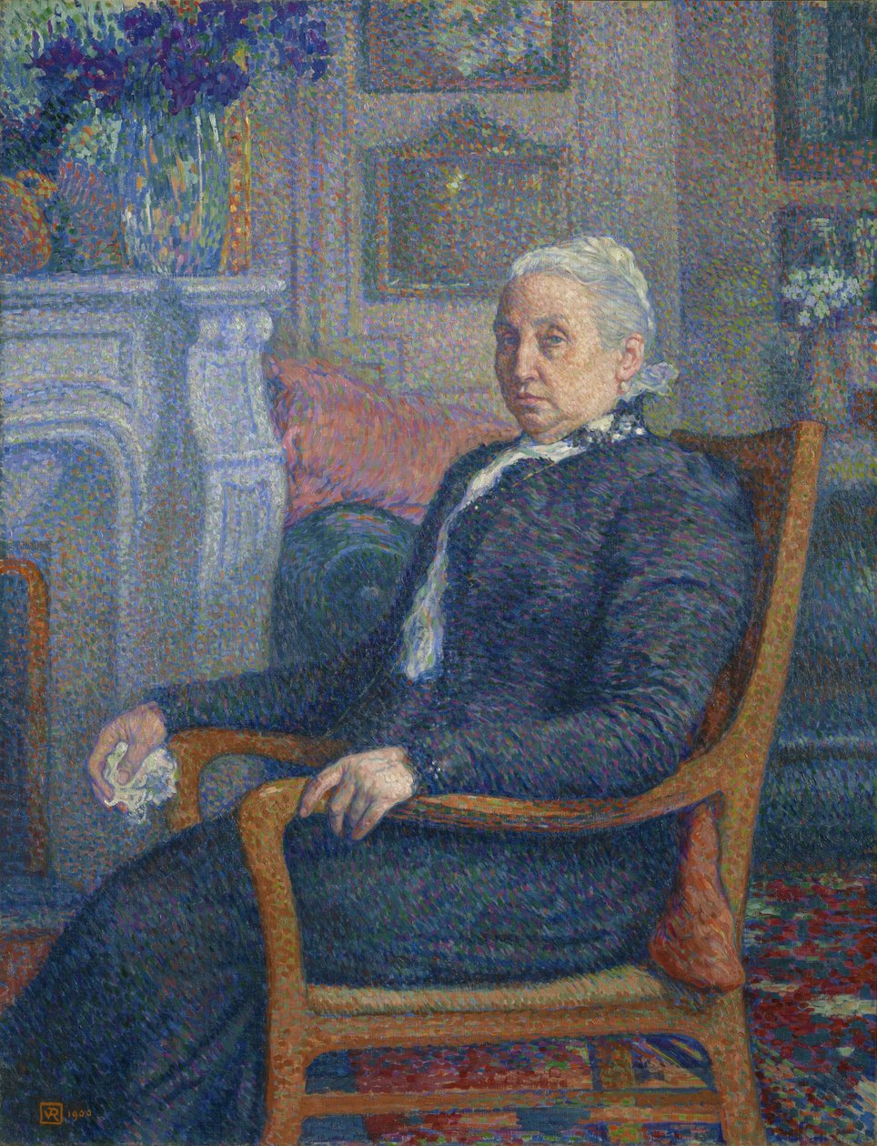 Sylvie Descamps Monnom, 1900 alkotó: Théo van Rysselberghe