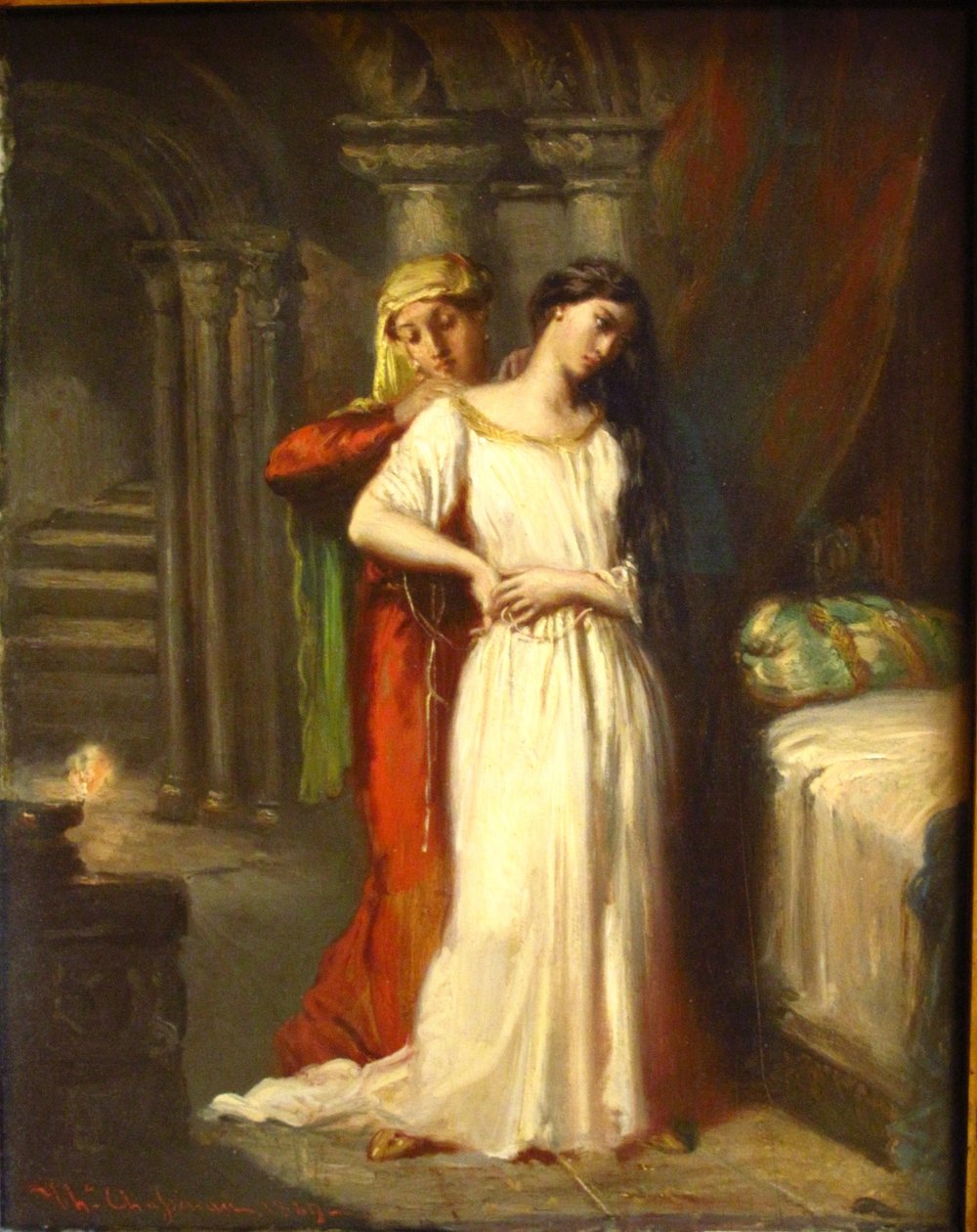 Desdemona naplementéje alkotó: Théodore Chassériau