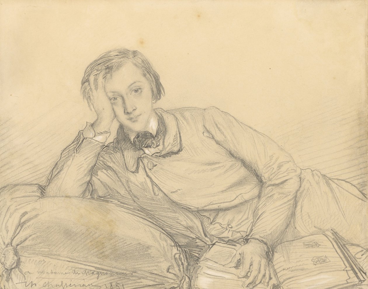 Raymond de Magnoncourt portréja alkotó: Théodore Chassériau