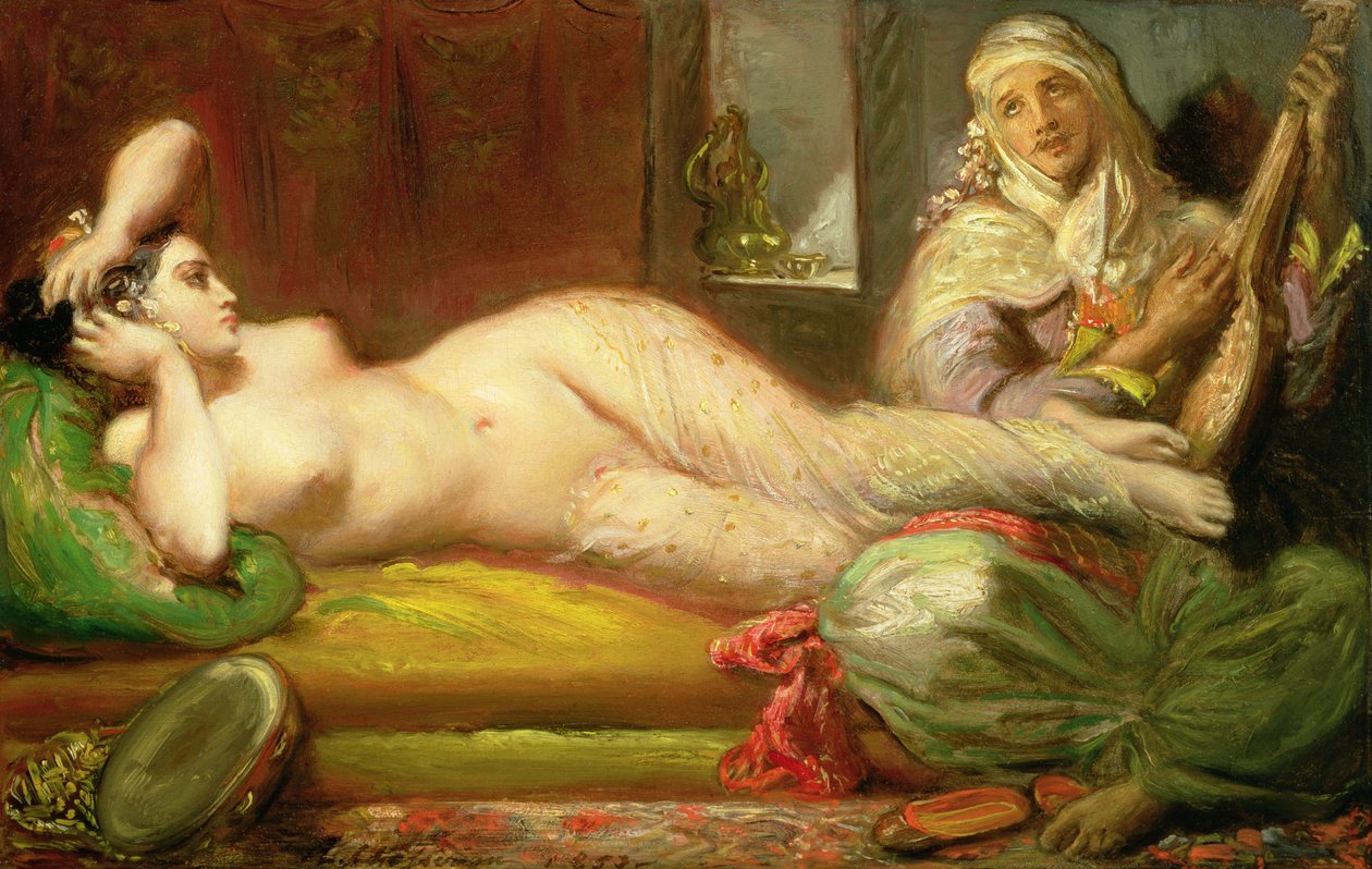 Fekvő odalisque, 1853 alkotó: Théodore Chassériau