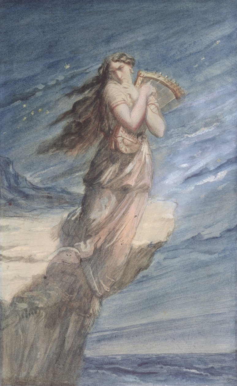 Sappho halála alkotó: Théodore Chassériau