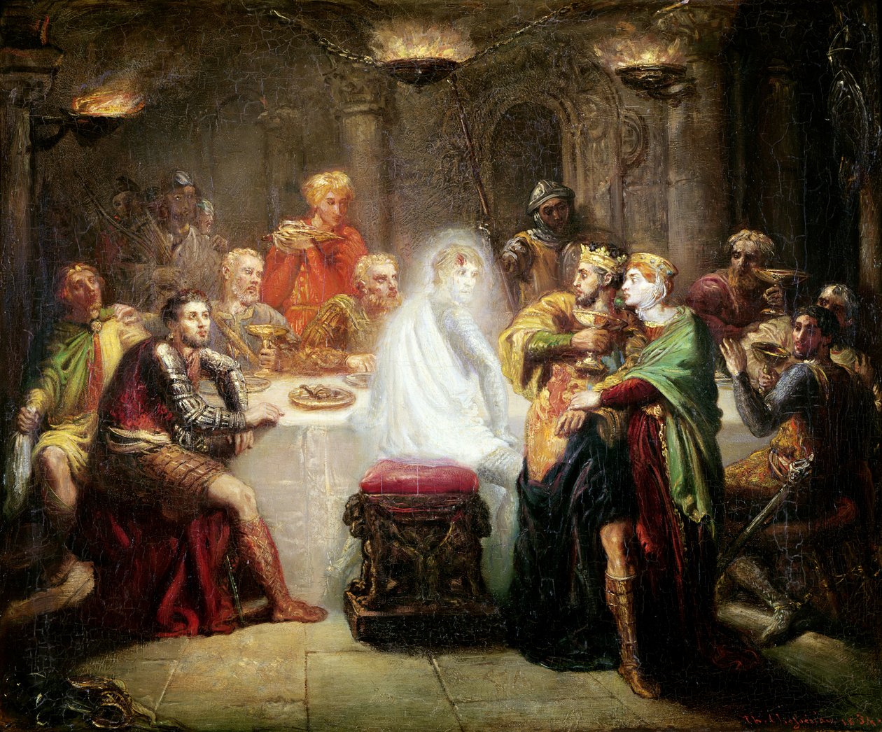 Banquo szelleme alkotó: Théodore Chassériau
