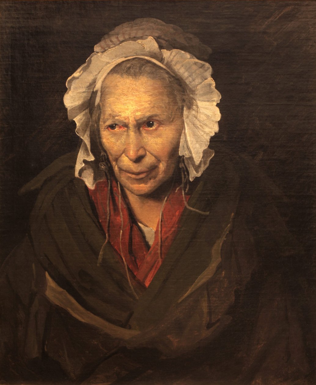 Egy elbutult nő portréja alkotó: Theodore Gericault