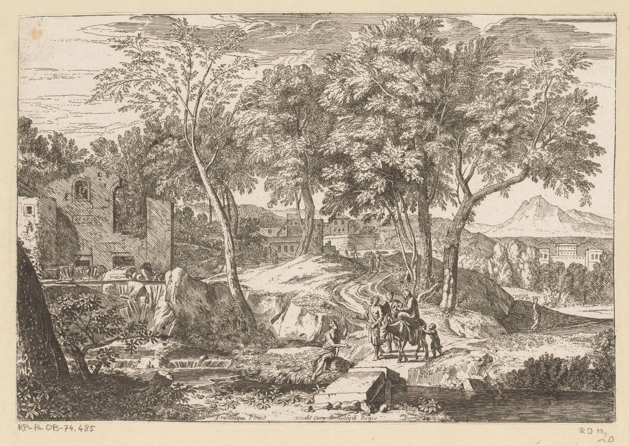 Repülés Egyiptomba Suite de Paysages (sorozat címe) alkotó: Théodore