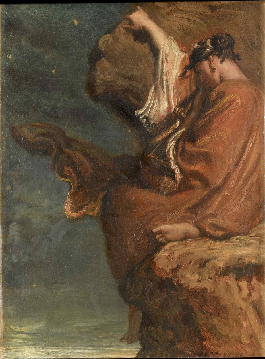 Sappho, 1849. alkotó: Théodore Chassériau
