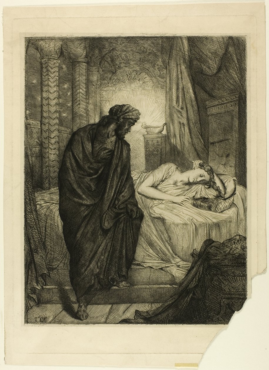 Mégis She Must Die, tizenegyes tányér az Othellotól alkotó: Théodore Chassériau