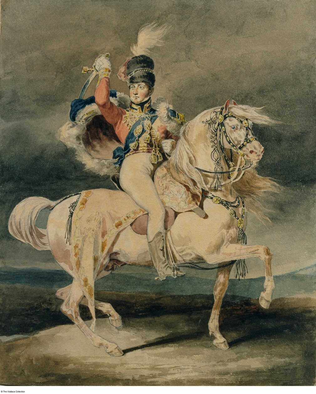 Géricault - IV. György mint walesi herceg (Harlow után), valószínűleg 1820-1821 alkotó: Theodore Gericault