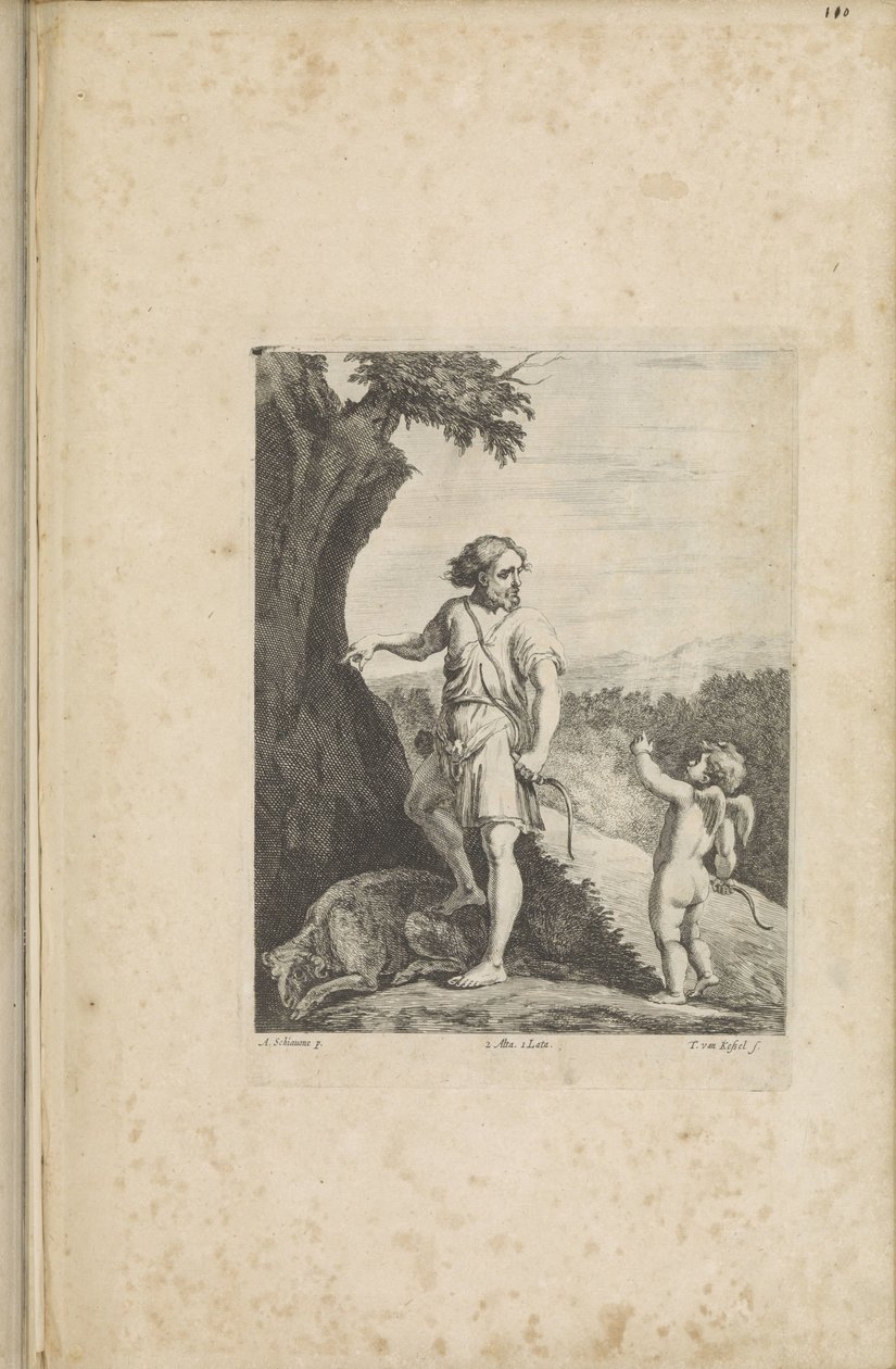 Szerelmes Apolló alkotó: Théodorus van Kessel