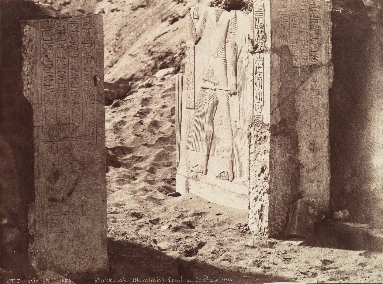 Ptahmose sírja, Saqqara Memphis, 1859. alkotó: Théodule Devéria