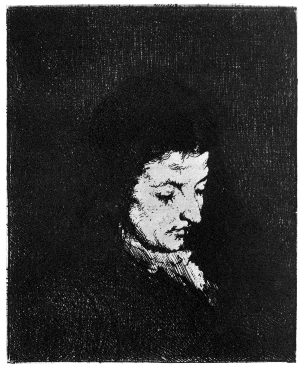 Parasztasszony, paraszt, 1840-1890 1924 alkotó: Auguste Theodule Ribot