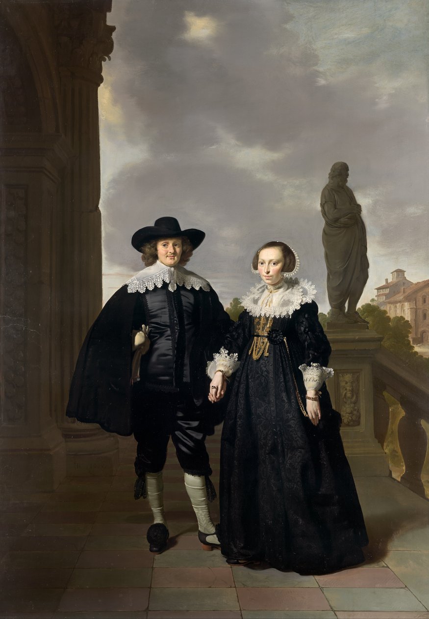 Frederick van Velthuysen és felesége, Josina alkotó: Thomas de Keyser