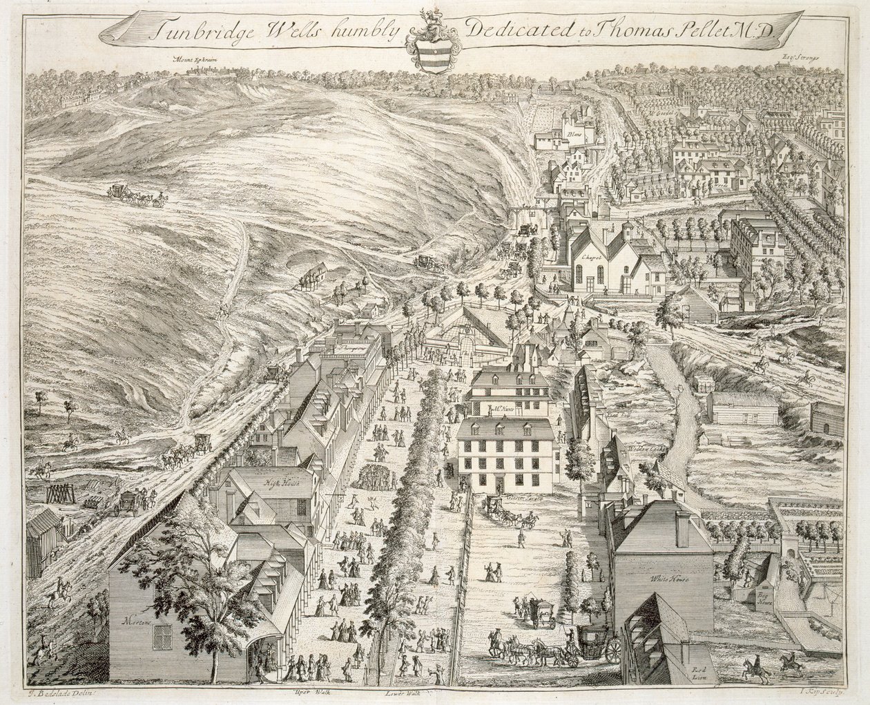 Tunbridge Wells, a „Thirty Six Different Views of Noblemen and Gentlemen