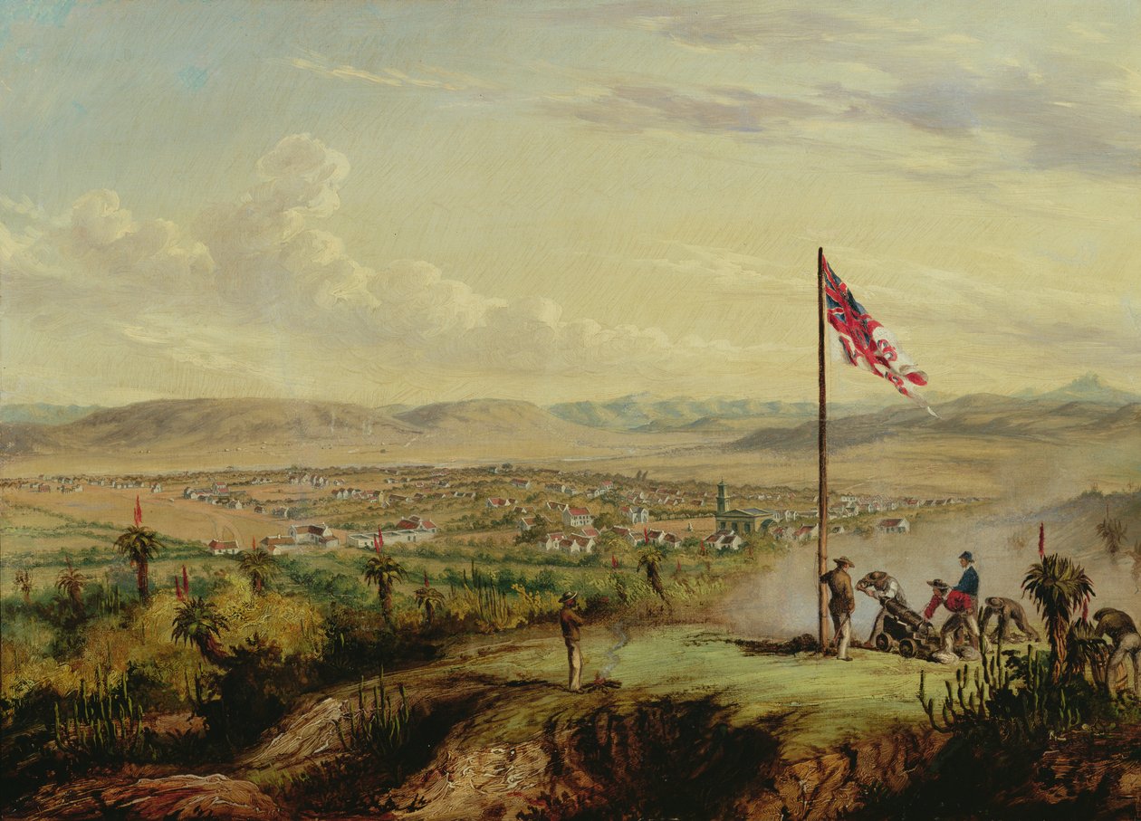 Kilátás a Fort Beaufort-ra alkotó: Thomas Baines