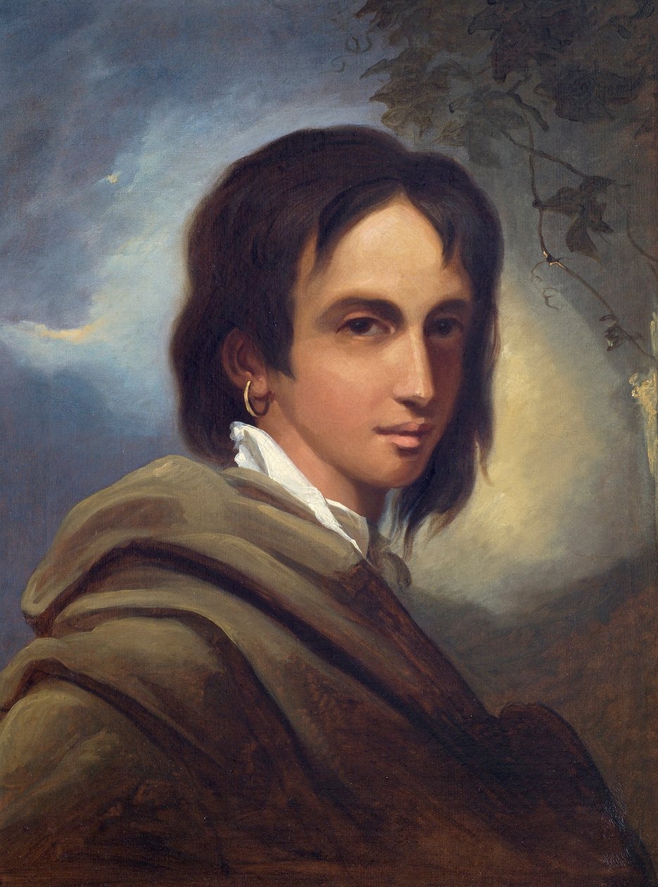 Egy díszes fej, jávai Caraboo hercegnő, 1817 körül alkotó: Thomas Barker of Bath