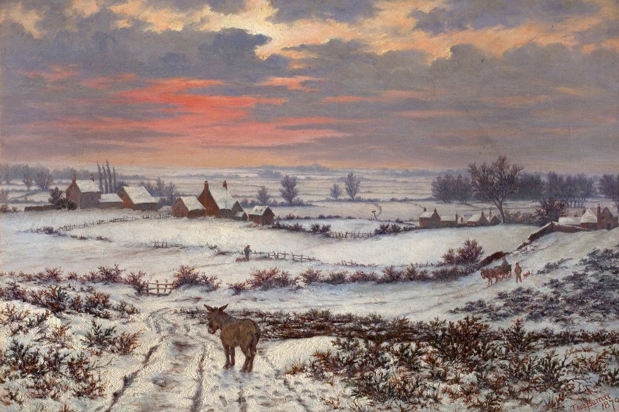 Snow Piece, Bulwell Forest, Nottinghamshire alkotó: Thomas Barratt