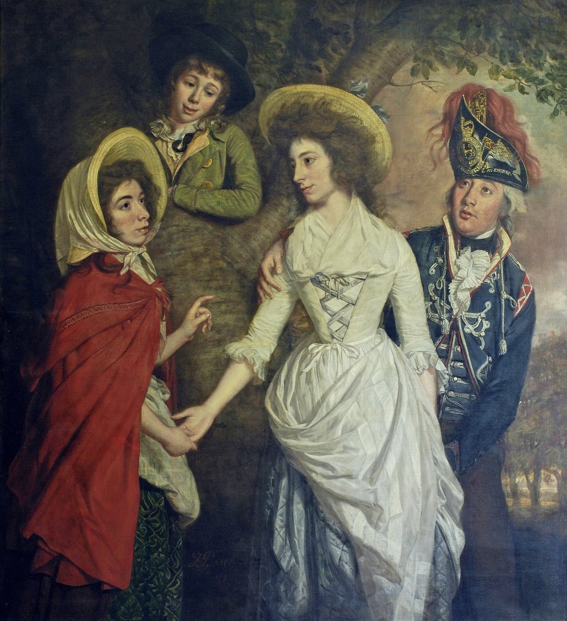 A Stapleton család, 1789 alkotó: Thomas Beach