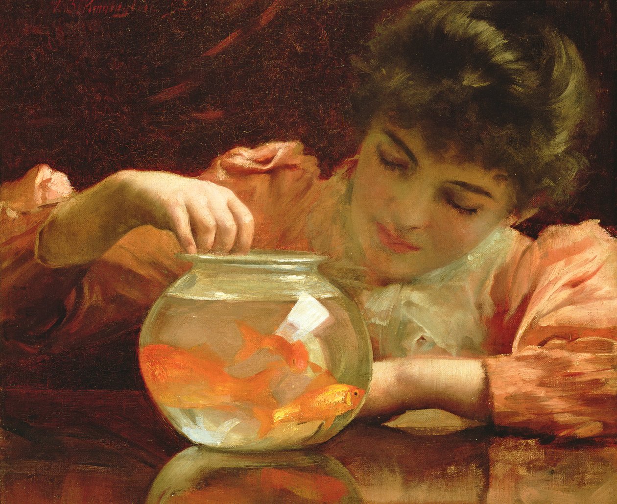 Az aranyhal tál alkotó: Thomas Benjamin Kennington