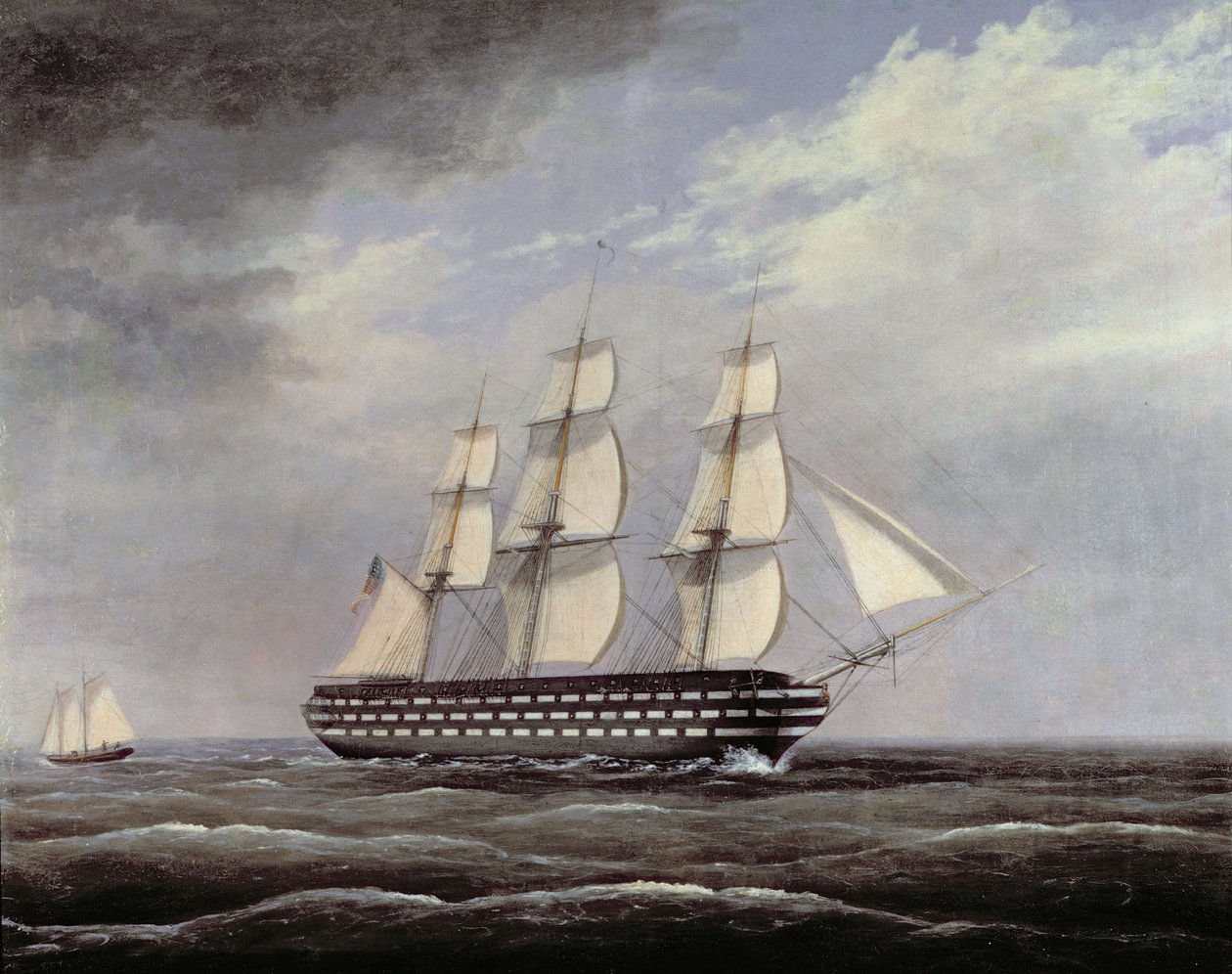 U.S.S. Pennsylvania alkotó: Thomas Birch