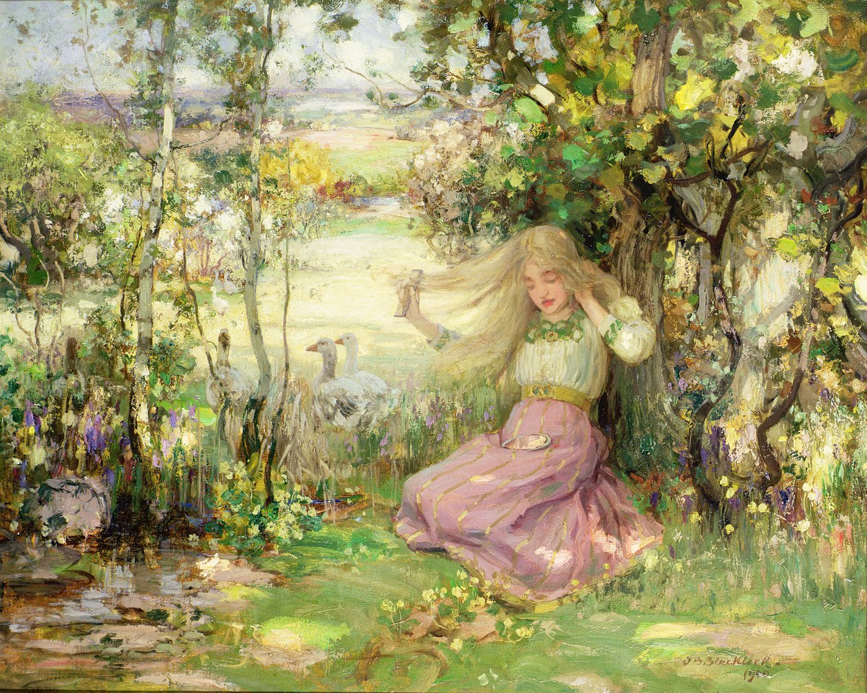 Tavaszi idill, 1900 alkotó: Thomas Blacklock