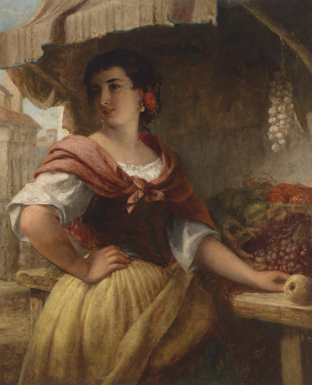 A gyümölcsárus alkotó: Thomas Brooks