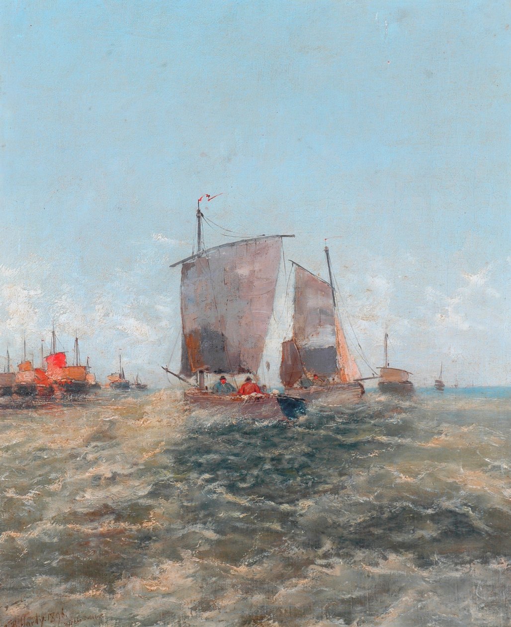 A holland partok mellett, 1896 alkotó: Thomas Bush Hardy