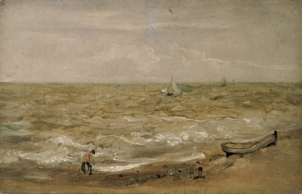 Tengerparti jelenet alkotó: Thomas Churchyard
