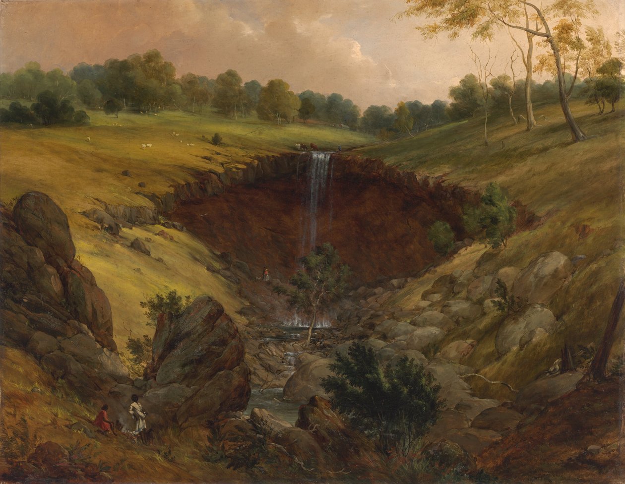A Wannon -vízesés alkotó: Thomas Clark