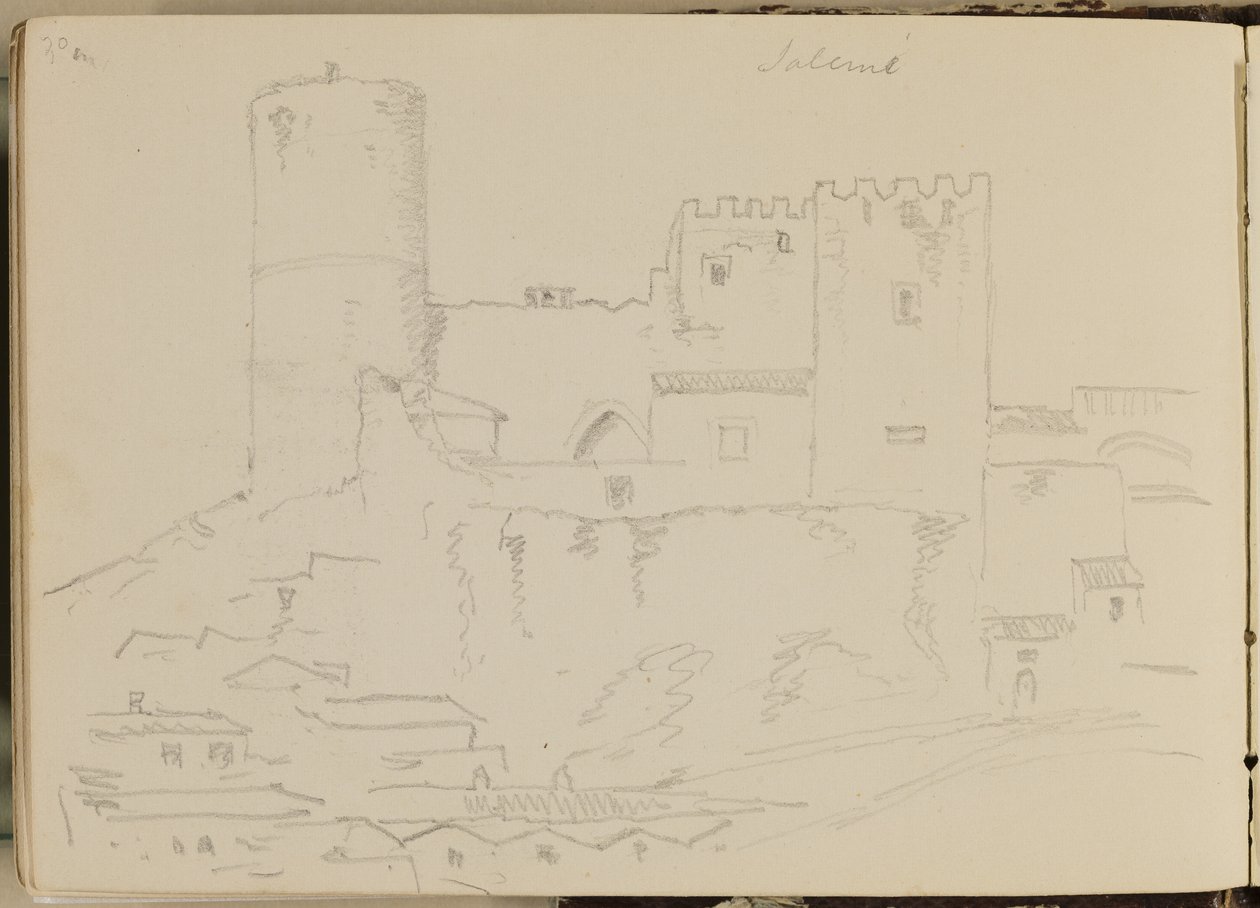 Salemi vára, 1842 alkotó: Thomas Cole