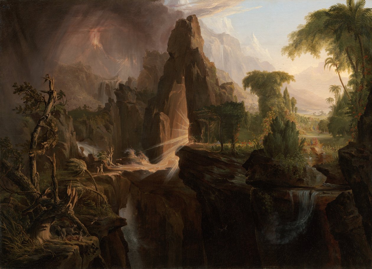 Kiűzés az Éden kertjéből alkotó: Thomas Cole