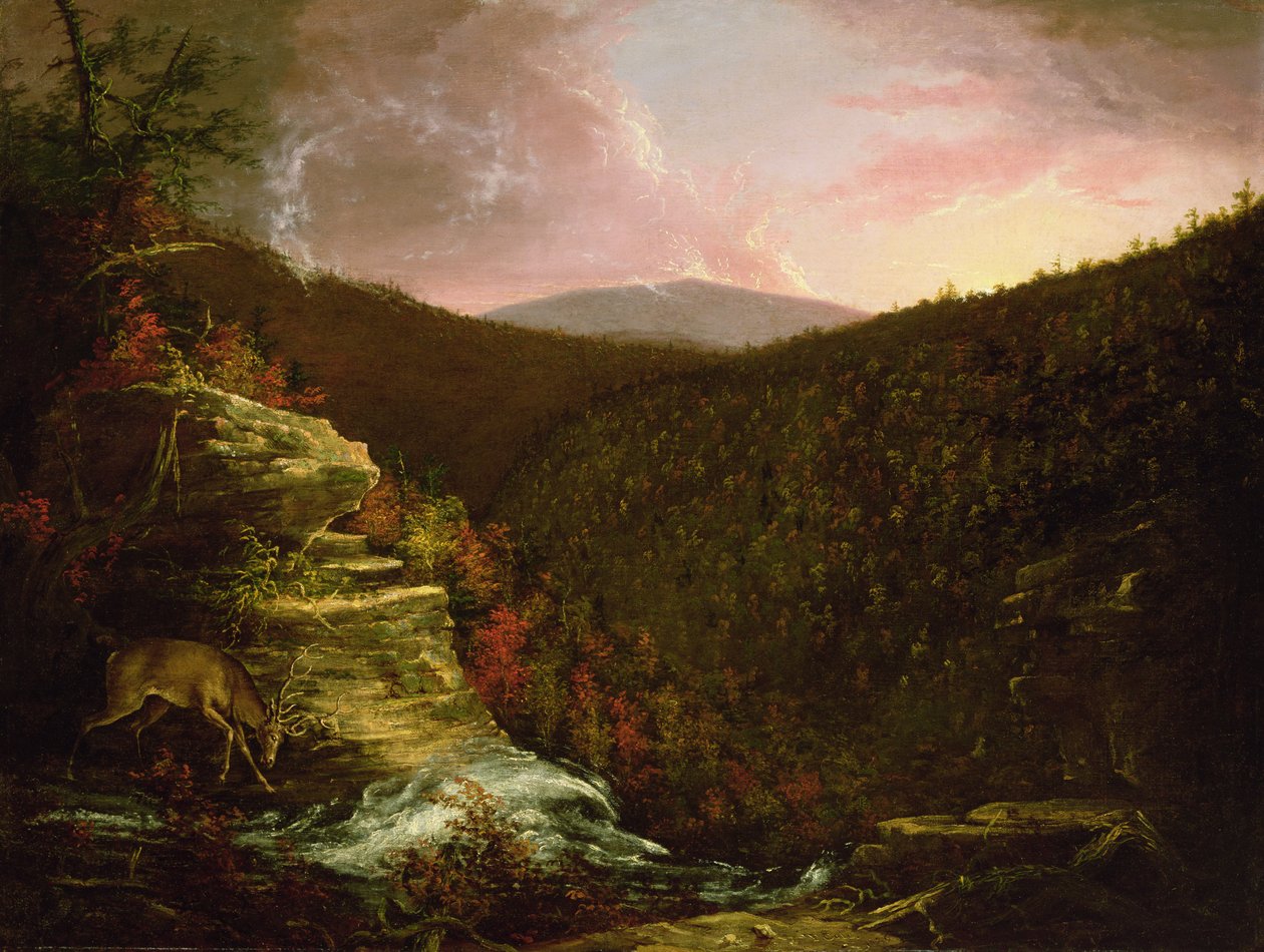 A Kaaterskill-vízesés tetejéről, 1826 alkotó: Thomas Cole
