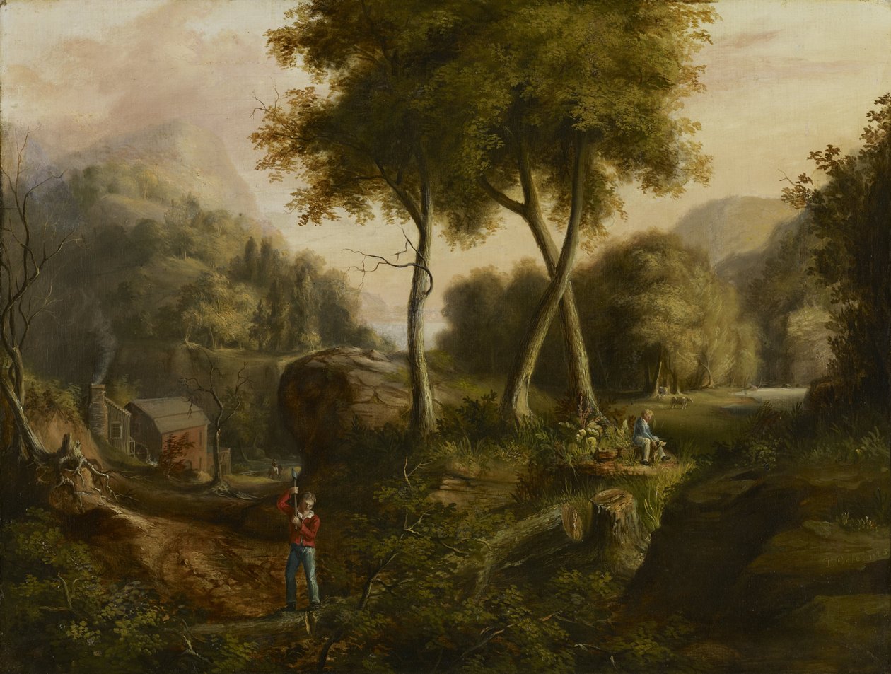 Tájkép alkotó: Thomas Cole