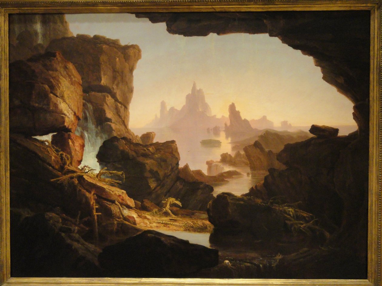 Az özönvíz vizeinek lecsökkenése alkotó: Thomas Cole