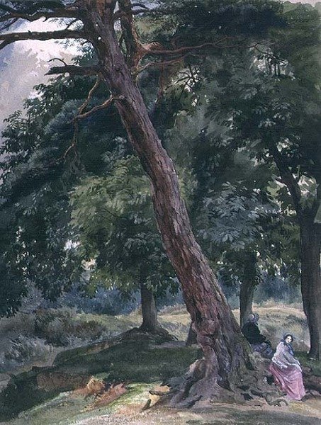 Táj fákkal és alakokkal alkotó: Thomas Collier