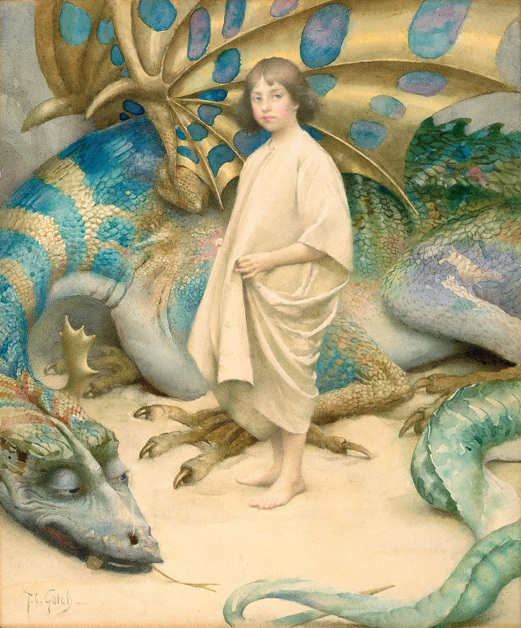 A gyermek a világban alkotó: Thomas Cooper Gotch