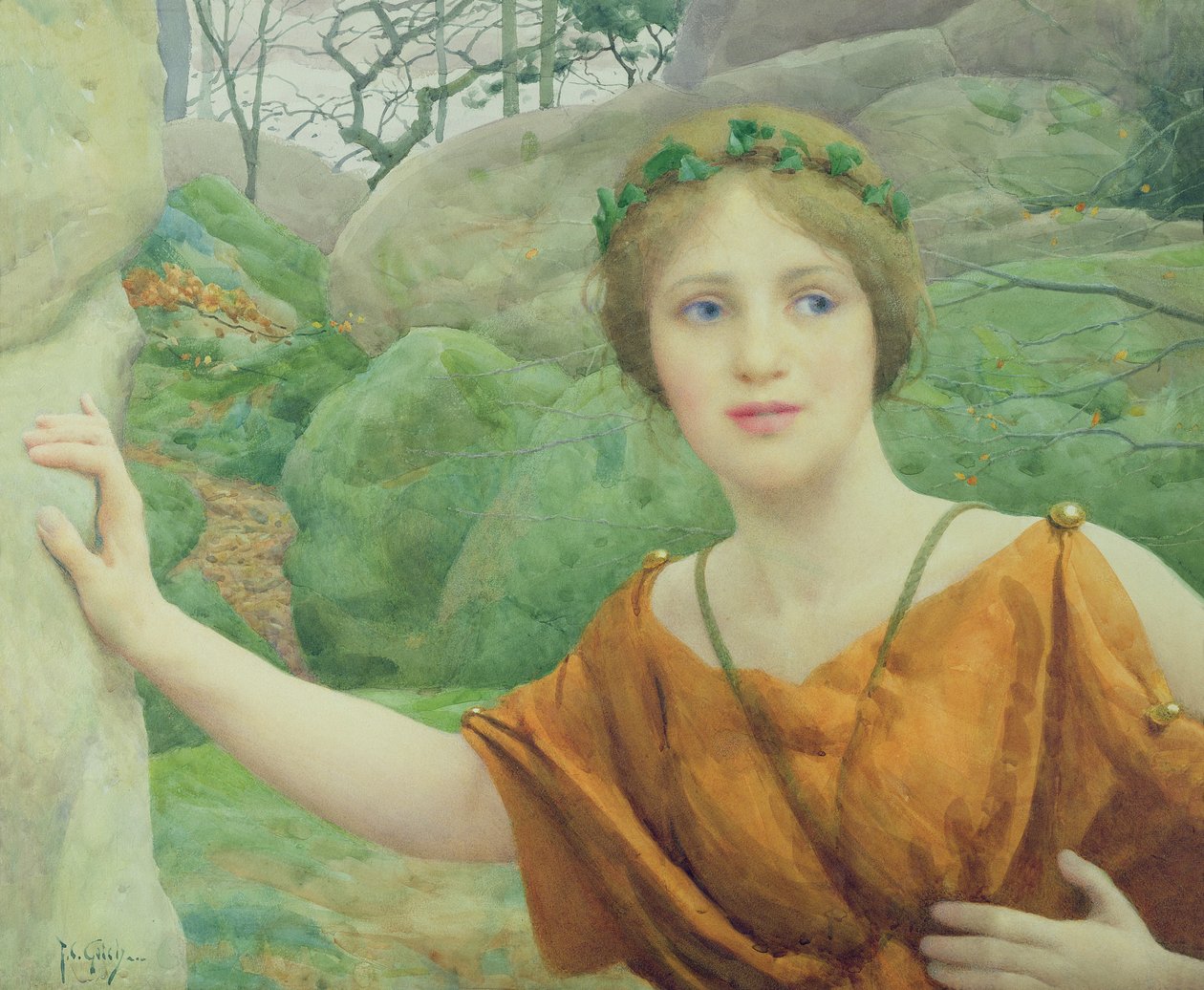 A nimfa most ismét távol repül alkotó: Thomas Cooper Gotch