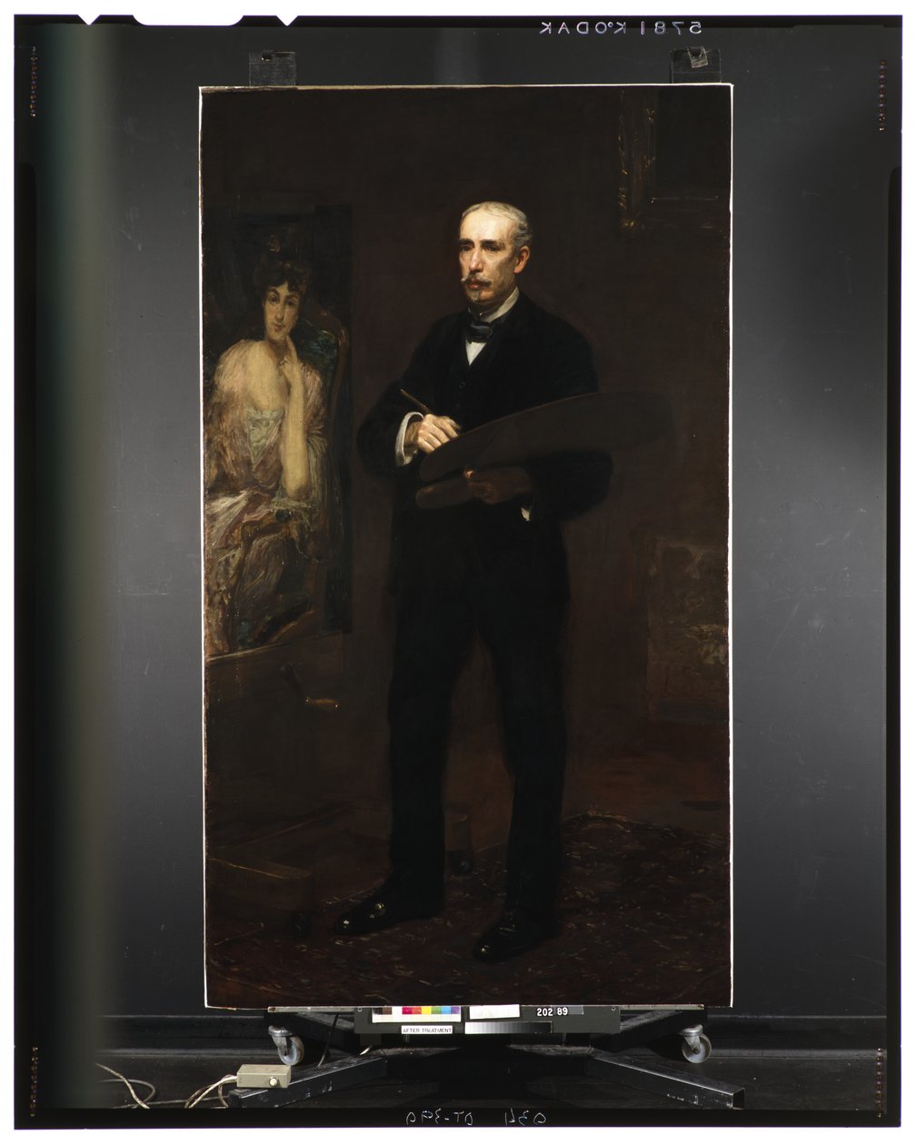 James Carroll Beckwith portréja, 1904 alkotó: Thomas Eakins
