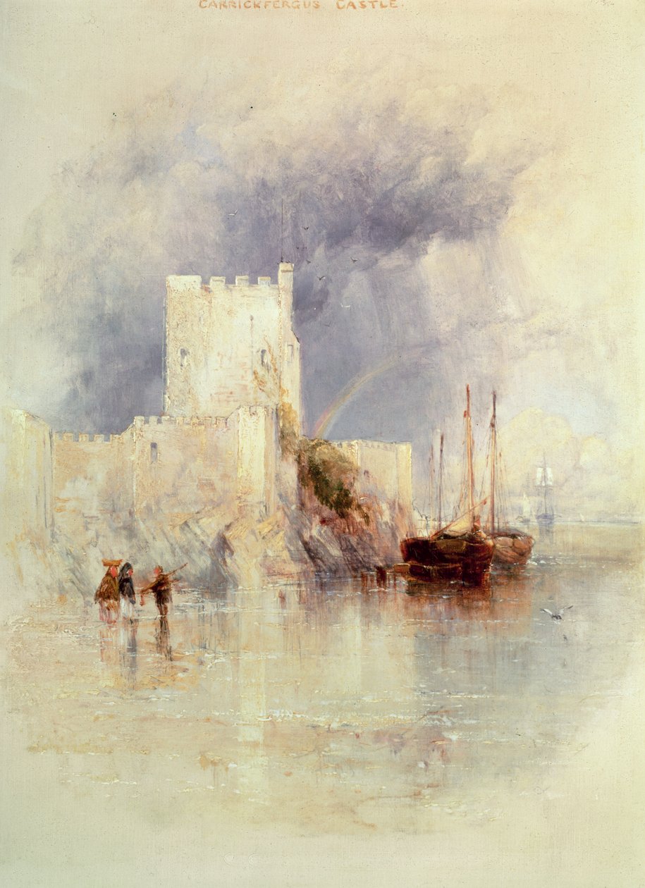 Carrickfergus, Írország alkotó: Thomas Creswick