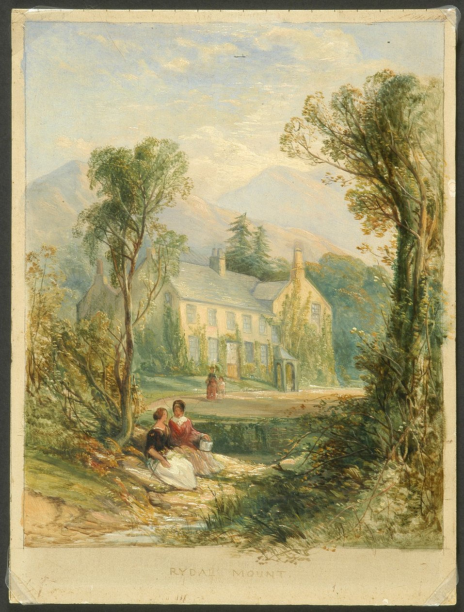 Rydal Mount, 1840-7 alkotó: Thomas Creswick