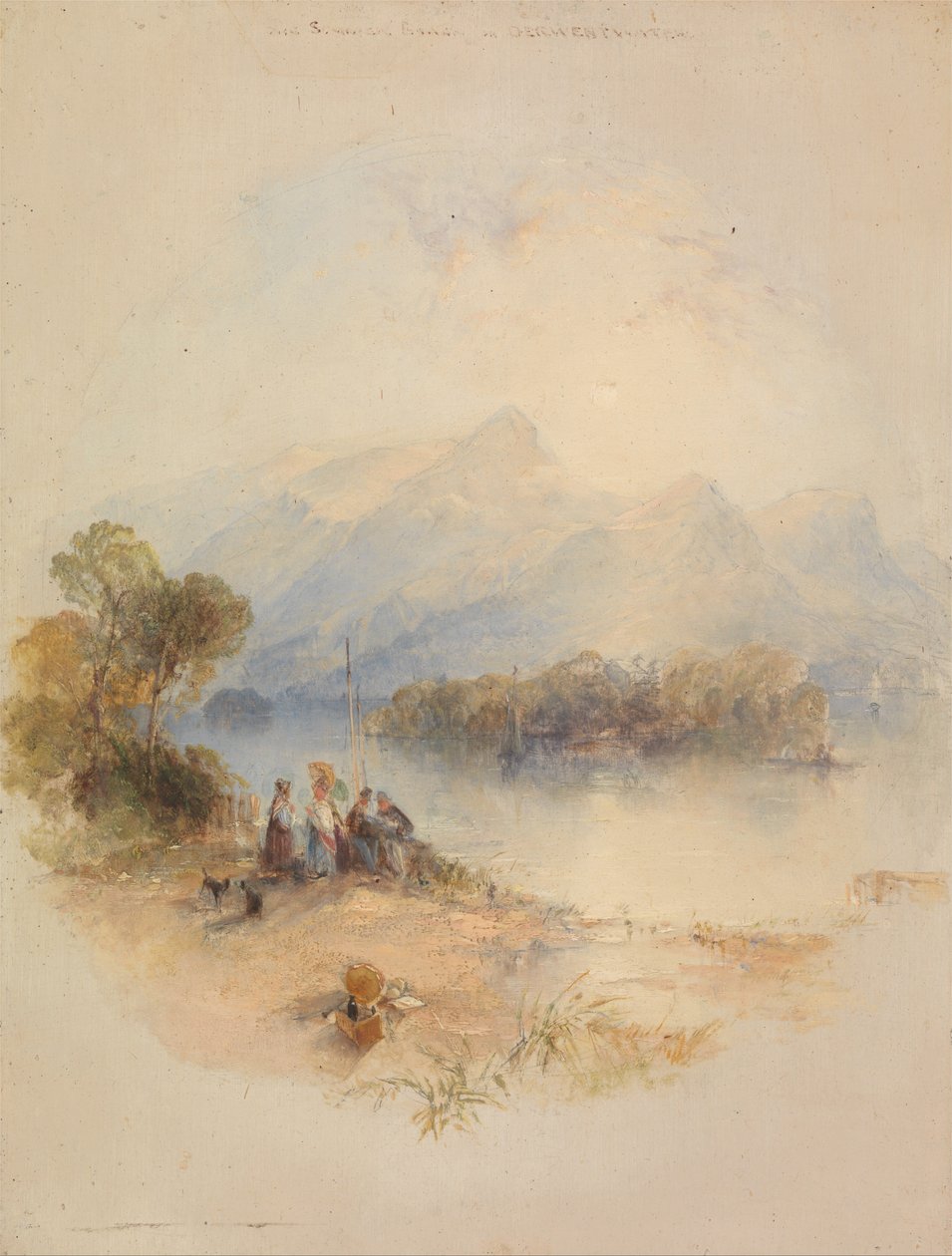 The Summer Bower, Derwent Water alkotó: Thomas Creswick