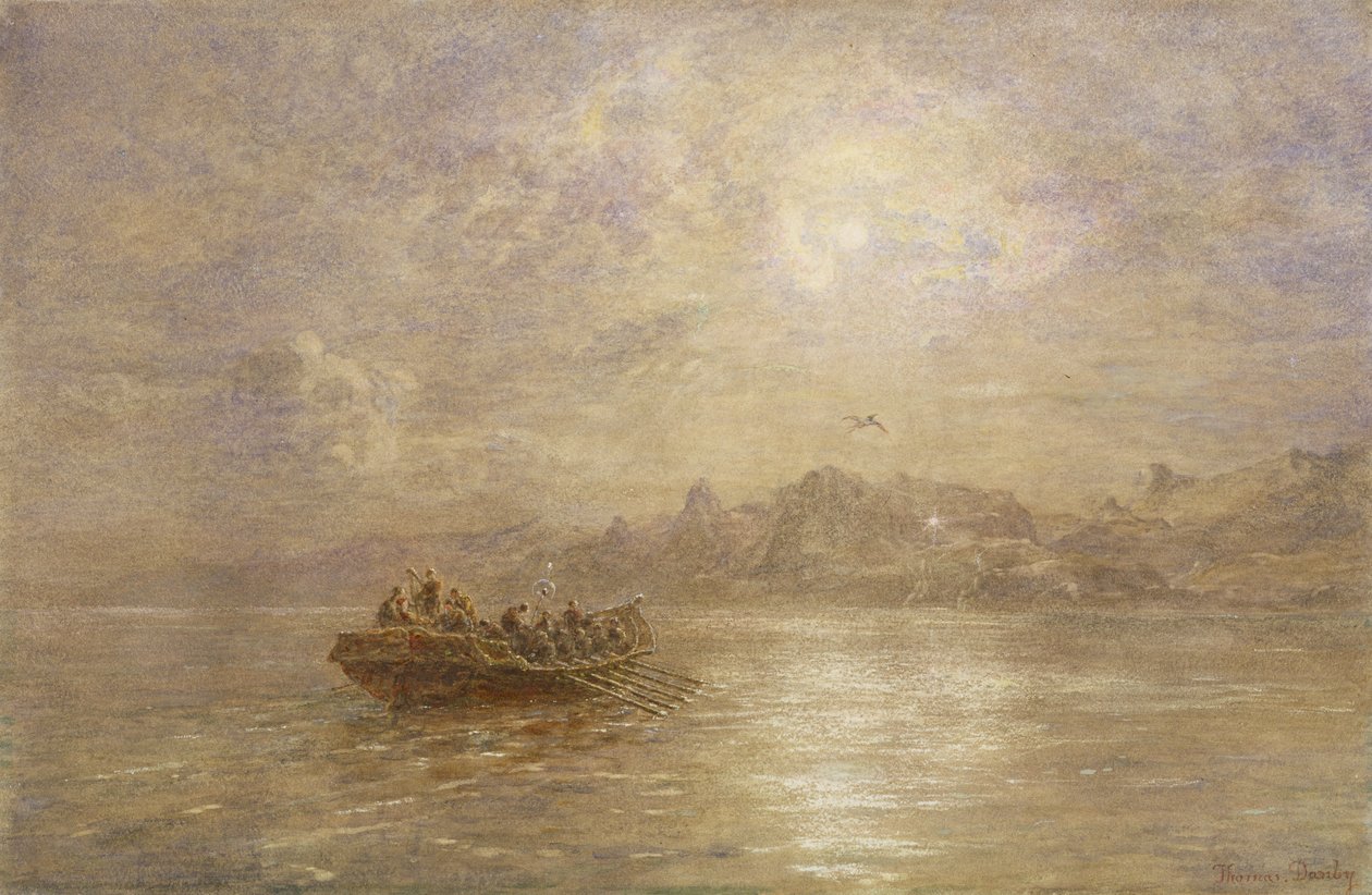 1880 elmúlása (wc testszínnel papíron) alkotó: Thomas Danby